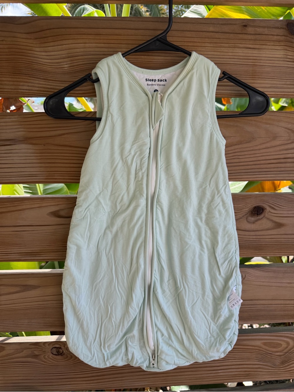 Sleepsack Bamboo Viscose Baby Sleep Sack in Light Mint